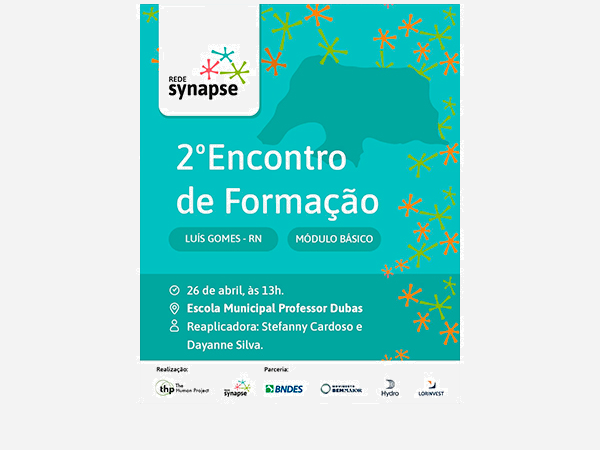 Não perca! No dia 26 de abril, acontecerá o próximo encontro do Synapse.